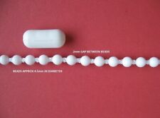 Roller Blind Operating Chain White Plastic 4.5/6 - SOLD BY SET LENGTH for sale  Shipping to South Africa