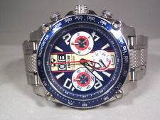 RELÓGIO RARO REACTOR WARP 41003 MASCULINO 44mm cronógrafo prata vermelho branco azul comprar usado  Enviando para Brazil