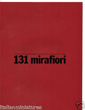 Usado, Folleto Fiat 131 Mirafiori 1980 holandés belga como nuevo segunda mano  Embacar hacia Argentina