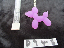 Purple poodle necklace for sale  CREDITON