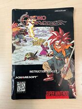 Chrono Trigger Super Nintendo SNES Manual de Instruções Original SOMENTE comprar usado  Enviando para Brazil