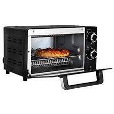 Used, 4 Slice Convection Toaster Oven Countertop Black Stainless Steel Toast Timer for sale  Shipping to South Africa