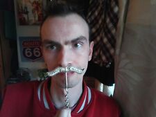 Metal moustache corkscrew for sale  NORWICH