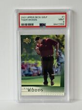 Tiger Woods 2001 cubierta superior 1 PSA 9 segunda mano  Embacar hacia Argentina