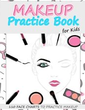 Makeup Practice Book for Kids: Basic Face Charts to Practice M ., usado comprar usado  Enviando para Brazil