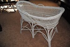 Vintage white wicker for sale  Canton