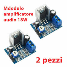 2 pezzi Modulo AMPLIFICATORE TDA2030 AUDIO Mono 18W Arduino 6V - 12V TDA2030A usato  Villarbasse