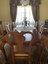 hardwood dining table set for sale  Robbinsville