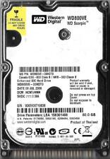 WESTERN DIGITAL WD800VE-00HDT0 80GB IDE HARD DRIVE  DCM: HCNTJHNH for sale  Shipping to South Africa