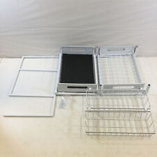 WZMYO White 2 Tier L Shape Under Sink Organizers Storage Rack W/ Baskets 2 Pack for sale  Shipping to South Africa