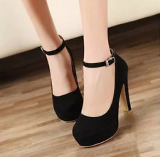 Used, Elegant Women Sexy Pumps Platform High Heels Thick Heel Ankle Strap Party Shoes for sale  Shipping to South Africa
