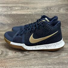 Tênis de basquete masculino Nike Kyrie Irving 3 Obsidian metálico dourado azul marinho 10.5 comprar usado  Enviando para Brazil