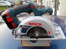 Used, BOSCH GKS 18 V PROFESSIONAL 18V CIRCULAR SAW PLUS BATTERY FULLY SERVICED for sale  Shipping to South Africa