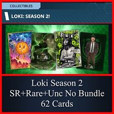 LOKI SEASON 2 SERIES 1-SR+RARE+UNCMN 62 CARD SET-no comic-TOPPS MARVEL COLLECT for sale  Shipping to South Africa