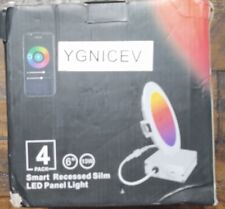 Ygnicev pacote com 4 6 polegadas 13 watts luz de painel de LED fina embutida inteligente comprar usado  Enviando para Brazil