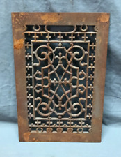 Antigua parrilla térmica de hierro fundido de colección 8x12 cubierta de registro óxido antigua 583-24B segunda mano  Embacar hacia Argentina