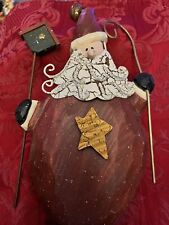 Vintage wooden santa for sale  Alameda