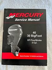 Mercury Outboard Service Manual 40 30 BigFoot FourStroke EFI 3 CYL for sale  Shipping to South Africa