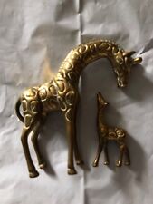 Solid brass giraffe for sale  HINDHEAD