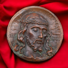 Cristo bronzo placca usato  Asti