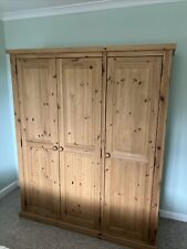 Solid pine triple for sale  ROMFORD
