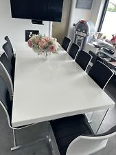 Seater white gloss for sale  CARSHALTON