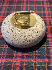 A Stunning Ailsa Craig 'Common Green' Scots Granite, Mini Curling Stone 3.5” dia for sale  Shipping to South Africa