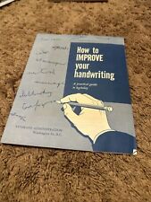 Pamphlet improve handwriting for sale  Westchester