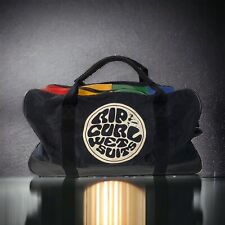 Bolso de Lona Rip Curl Vintage Años 90 Negro Trajes Mojados Grande Ropa de Surf Australia LEER, usado segunda mano  Embacar hacia Argentina