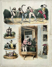 Danza Falo Coladores Tiempo Litografía Erótico Curiosa Romántica Erotica 1850 comprar usado  Enviando para Brazil