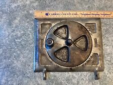 Puerta amortiguadora de cocina o madera de hierro fundido vintage con ventilación amortiguador giratorio segunda mano  Embacar hacia Argentina