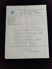 Carta intestata mantova usato  Italia