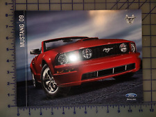 Folheto 2009 Ford Mustang V6 GT Shelby GT500 GT500KR Bullitt, usado comprar usado  Enviando para Brazil