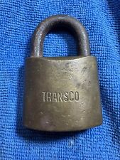 Transco brass padlock for sale  San Antonio