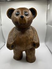 Wooden teddy george for sale  Shipping to Ireland
