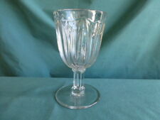 Flint Tulip Early American Pattern Glass Goblet, brukt til salgs  Frakt til Norway