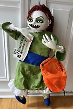 Gemmy Halloween Creepy Kid Talking Kreepy Girl Hanging Prop, used for sale  Shipping to South Africa