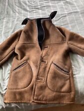 Suede sheepskin coat for sale  MALVERN