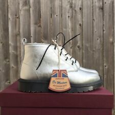 Nuevas Botas de Cuero de Plataforma Dr. Martens Blanche Hechas en Inglaterra --Limpieza segunda mano  Embacar hacia Argentina