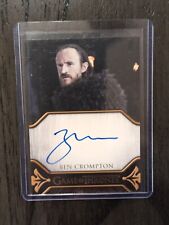 Used, 2023 Game of Thrones Art & Images Legacy Ben Crompton As Eddison Tollett Auto  for sale  Shipping to South Africa