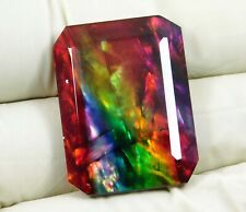 Used, Doublet 50.70 Ct Certified Natural Ammolite Opal-Like Organic Loose Gemstone for sale  Shipping to South Africa