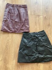 Leather look skirts for sale  EDINBURGH