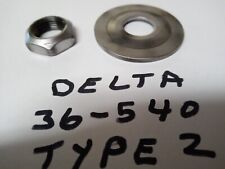 Delta Model 36-540 36-545 TS200 OEM motor mandril porca e arruela rosca 5/8"RH comprar usado  Enviando para Brazil