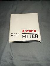 Excelente Filtro de Lente de Câmera Genuíno CANON 58mm HAZE-1 (UV) Leia a Descrição Completa comprar usado  Enviando para Brazil