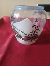 Vase verre peinture d'occasion  Laragne-Montéglin