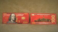 Red banknote non for sale  USA