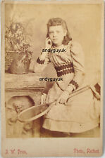 Cabinet card girl for sale  CHESTERFIELD