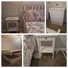 White ikea bedroom for sale  ROMFORD