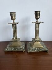 Pair victorian brass for sale  HONITON