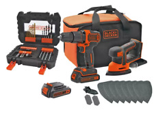 Black + Decker Cordless Hammer Drill Kit With Battery And 10 Torque Setting -18V, used for sale  Shipping to South Africa